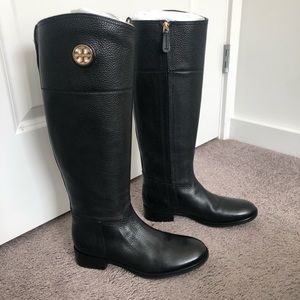 Tory Burch Junction Riding Boots Like New Size 8